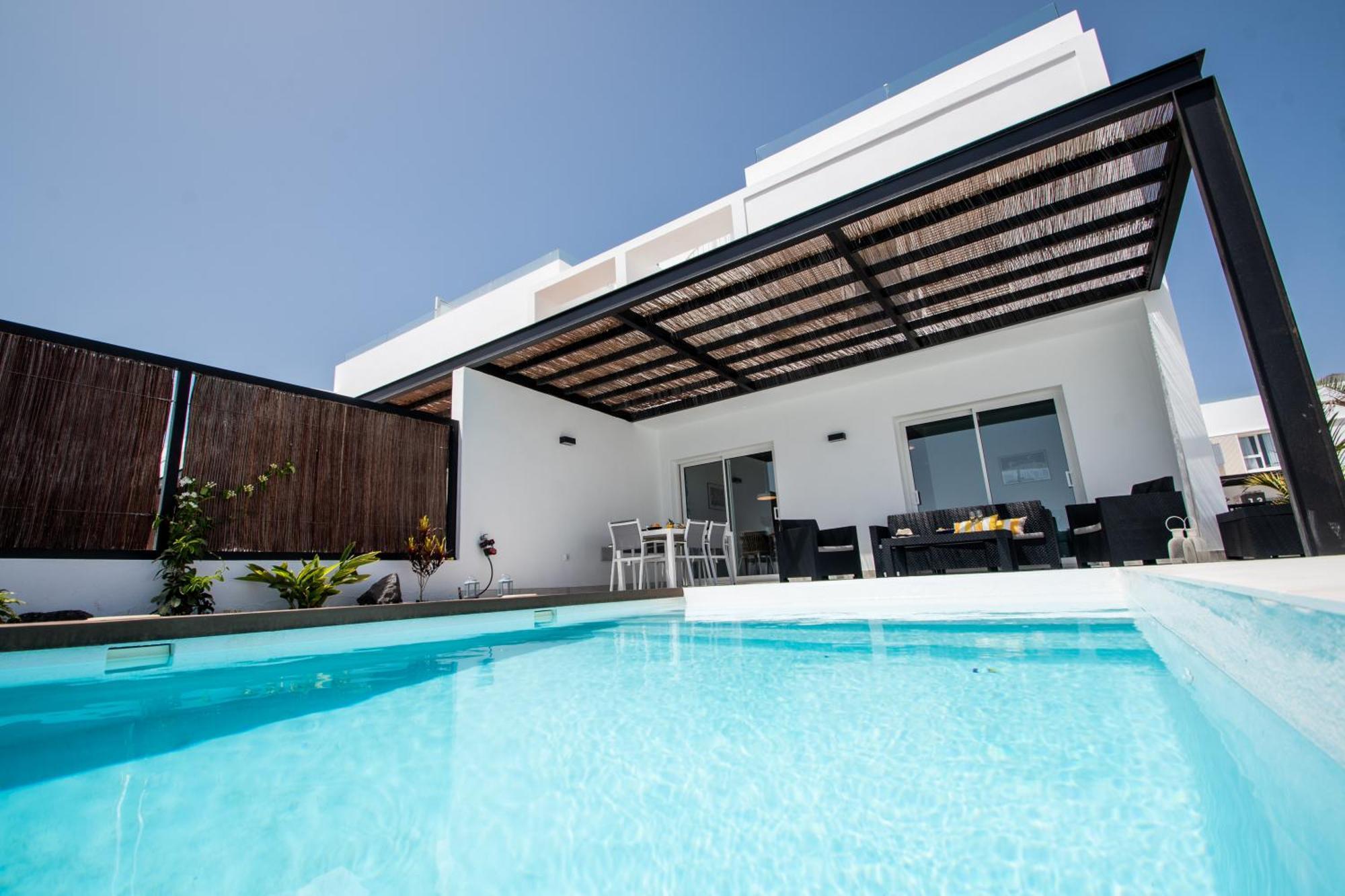 Serena Villa 38 - Heated Pool, Sea Views, Ac, High Speed Internet Playa Blanca  Eksteriør bilde