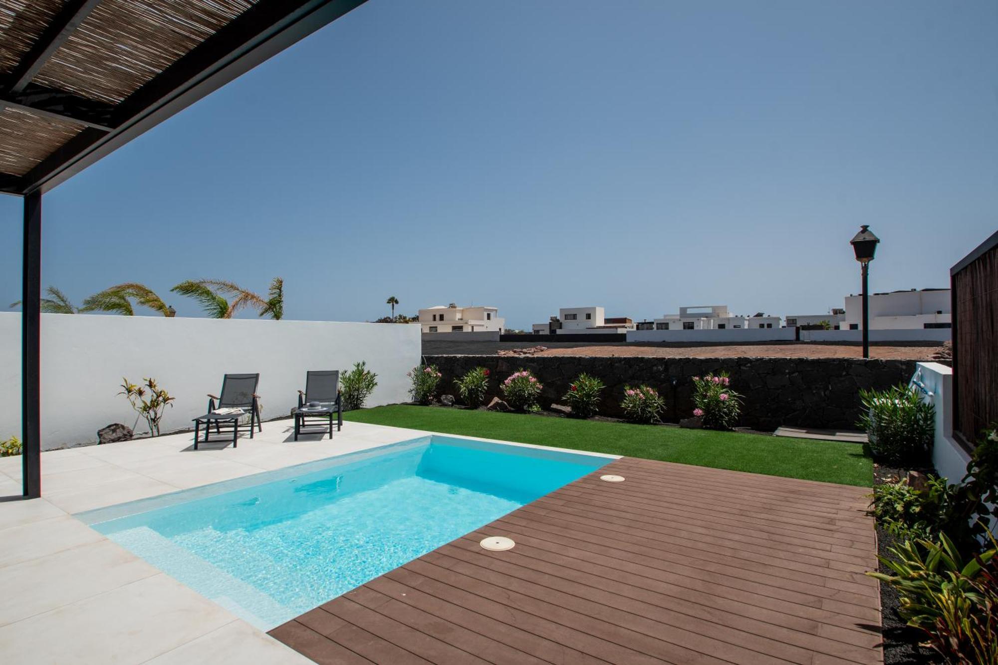 Serena Villa 38 - Heated Pool, Sea Views, Ac, High Speed Internet Playa Blanca  Eksteriør bilde