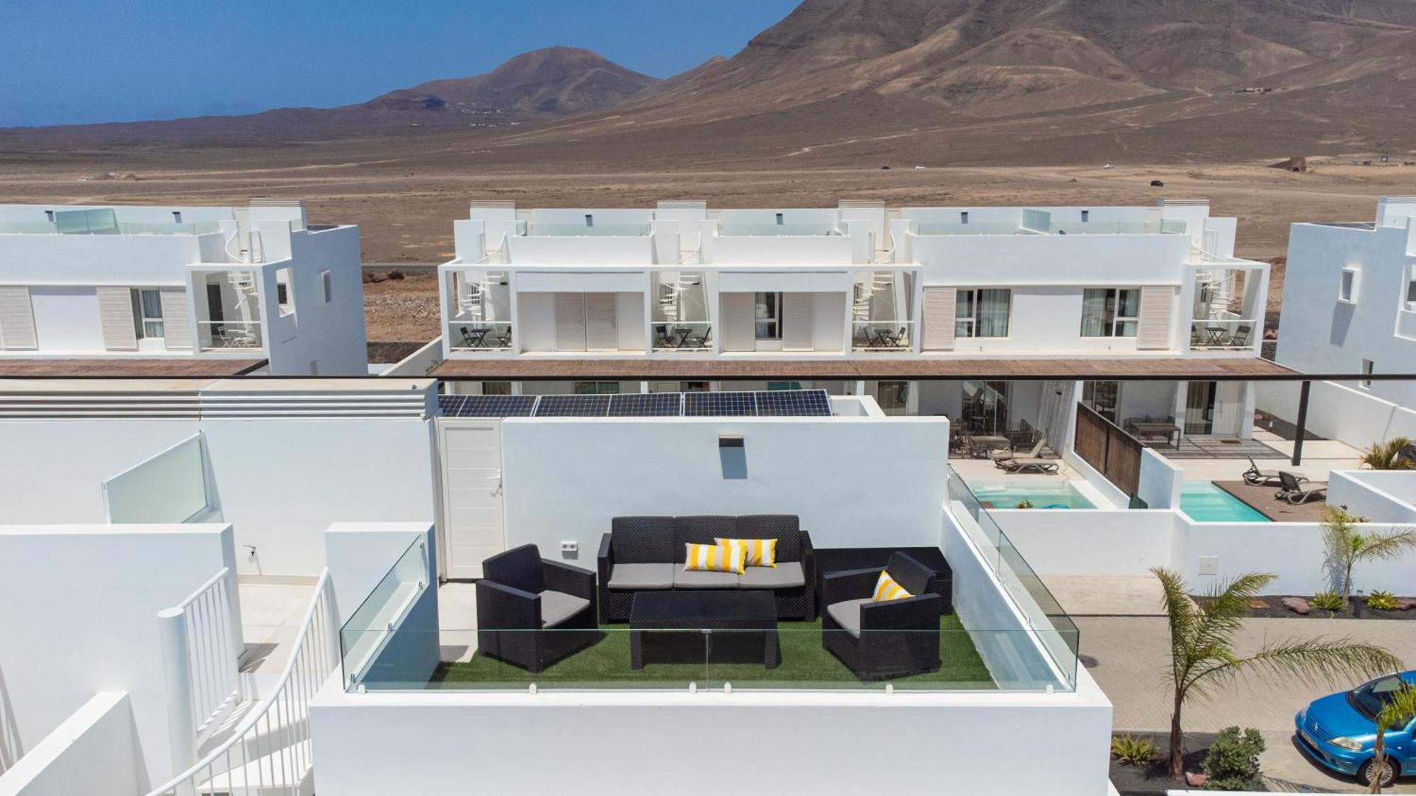 Serena Villa 38 - Heated Pool, Sea Views, Ac, High Speed Internet Playa Blanca  Eksteriør bilde