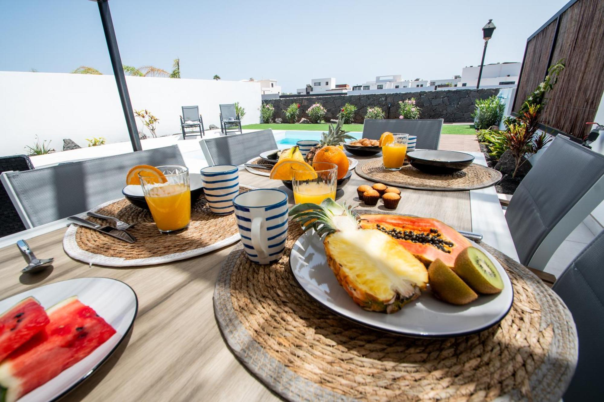 Serena Villa 38 - Heated Pool, Sea Views, Ac, High Speed Internet Playa Blanca  Eksteriør bilde