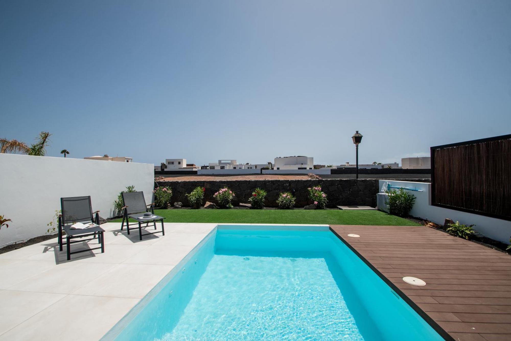 Serena Villa 38 - Heated Pool, Sea Views, Ac, High Speed Internet Playa Blanca  Eksteriør bilde