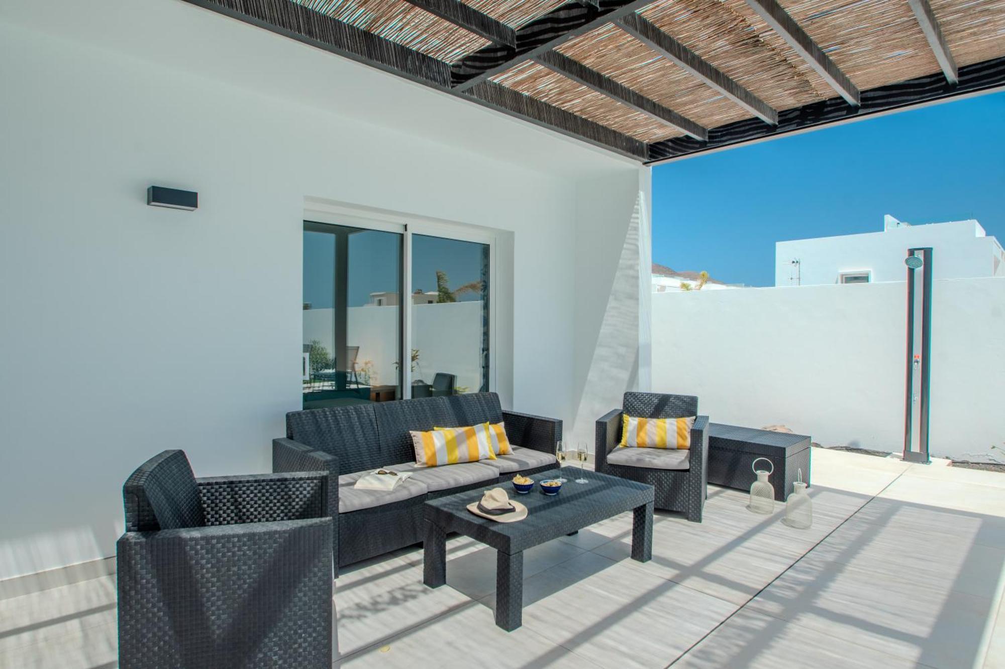 Serena Villa 38 - Heated Pool, Sea Views, Ac, High Speed Internet Playa Blanca  Eksteriør bilde